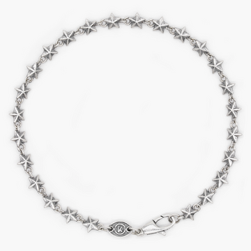 Rising Star Sterling Silver Chain Bracelet-Kompsós