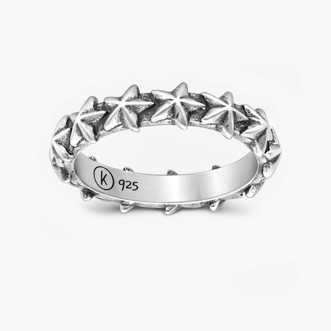 Rising Star Sterling Silver Ring-Ring-Kompsós