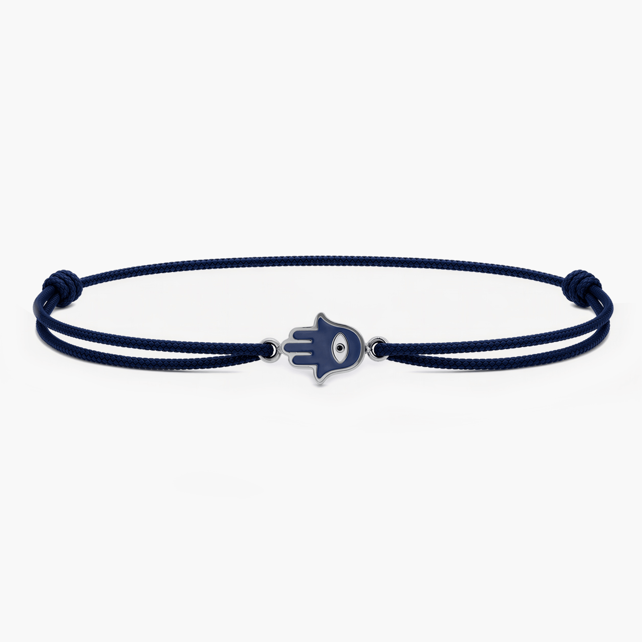 Rope Hamsa Bracelet (Navy Blue)-Bracelet-Kompsós