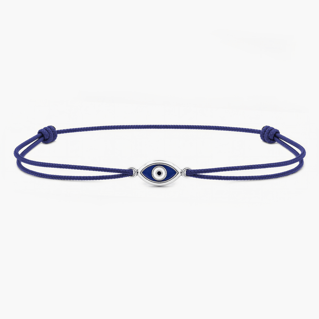 Rope "Mati" Bracelet (Navy Blue)-Bracelet-Kompsós