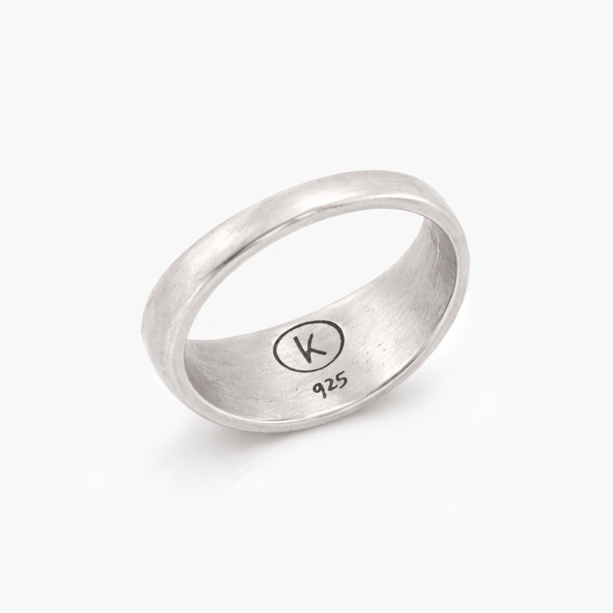 Sacred Heart Sterling Silver Ring With Red Garnet-Ring-Kompsós