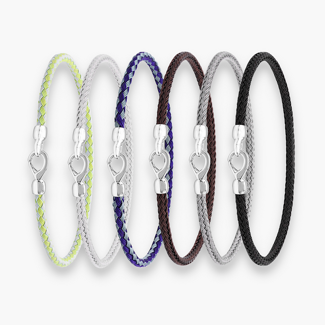 Sailing Cable "Plata" Bracelet (Multicolors)-Bracelet-Kompsós