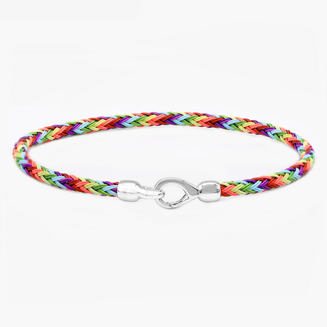 Sailing Cable "Plata" Bracelet (Multicolors)-Bracelet-Kompsós