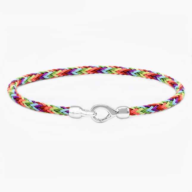 Sailing Cable "Plata" Bracelet (Multicolors)-Bracelet-Kompsós