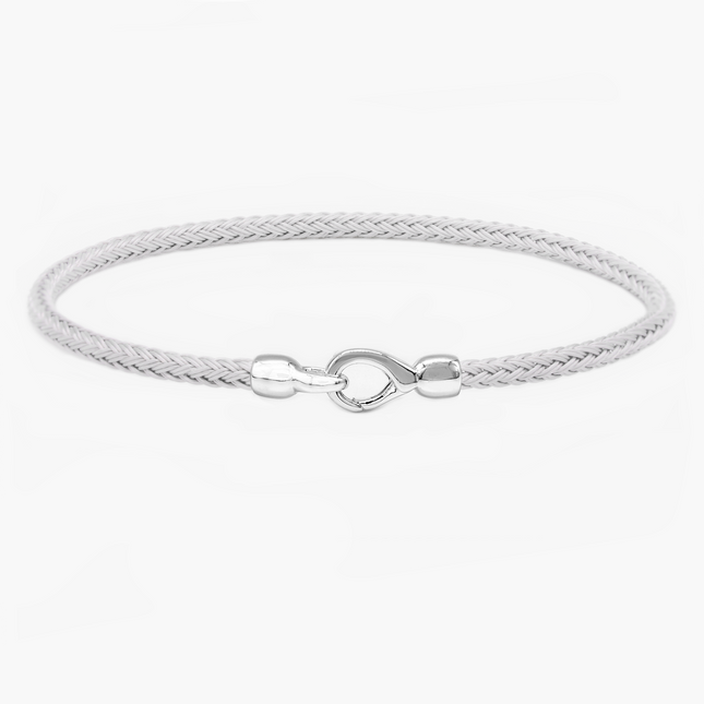Sailing Cable "Plata" Bracelet (Off-White)-Bracelet-Kompsós