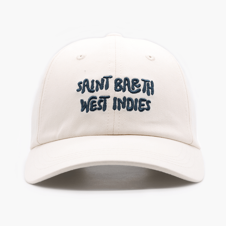 Saint Barth West Indies Souvenir Daddy Cap (Off-White)-Cap-Kompsós