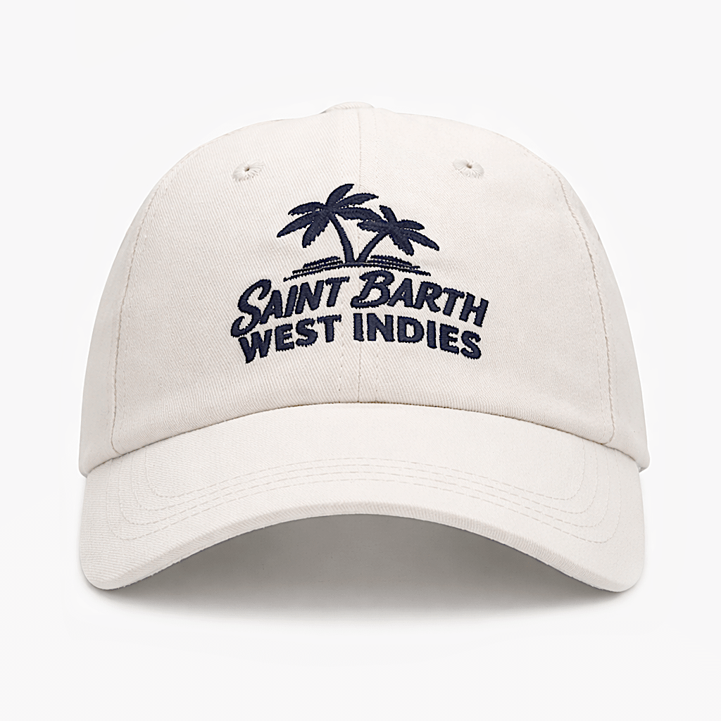Saint Barth West Indies Souvenir Daddy Cap (Off-White)-Cap-Kompsós