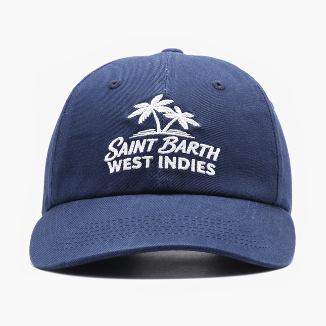 Saint Barth West Indies Souvenir Daddy Cap (Vintage Blue)-Cap-Kompsós