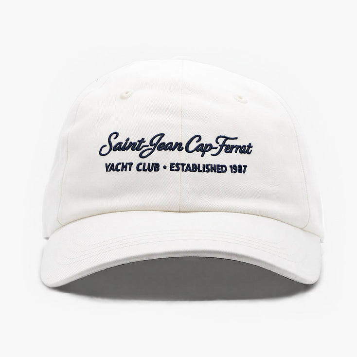 Saint Jean Cap Ferrat Yacht Club Souvenir Daddy Cap (Off-White)-Cap-Kompsós