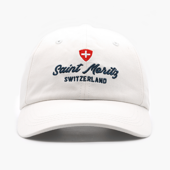 Saint Moritz Souvenir Daddy Cap (Off-White)-Cap-Kompsós