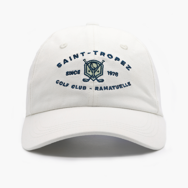 Saint Tropez Golf Club Souvenir Daddy Cap (Off-White)-Cap-Kompsós