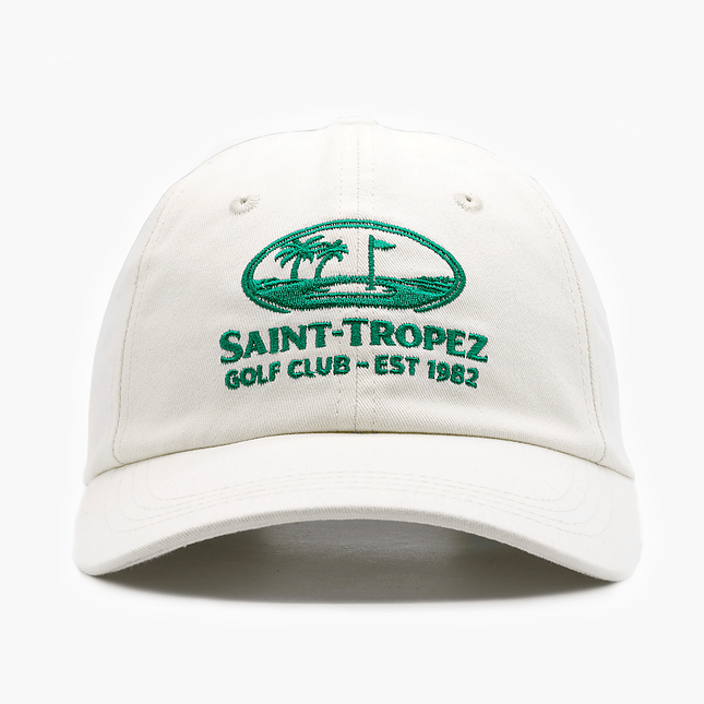 Saint Tropez Golf Club Souvenir Daddy Cap (Off-White)-Cap-Kompsós