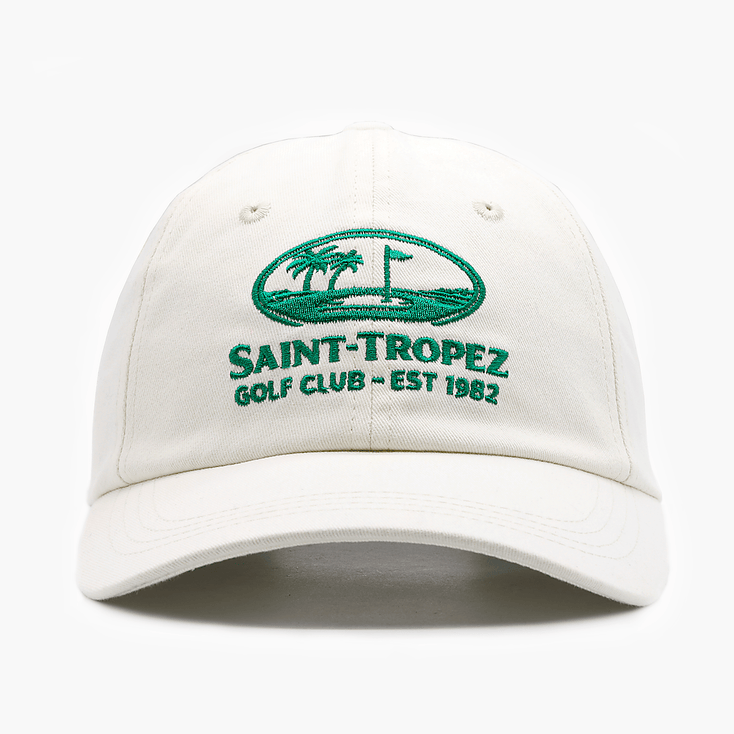 Saint Tropez Golf Club Souvenir Daddy Cap (Off-White)-Cap-Kompsós