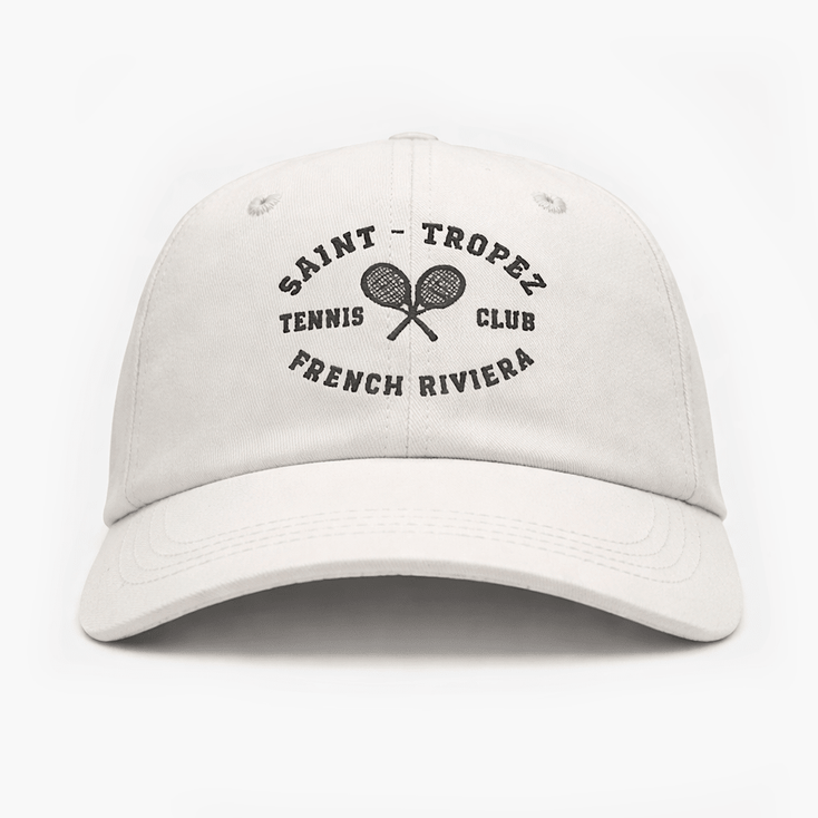 Saint Tropez Tennis Club Souvenir Daddy Cap (Off-White)-Cap-Kompsós