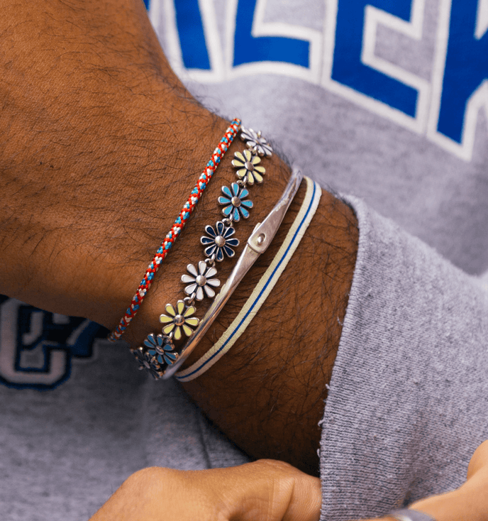 Sterling Silver Lockup Bangle-Bracelet-Kompsós