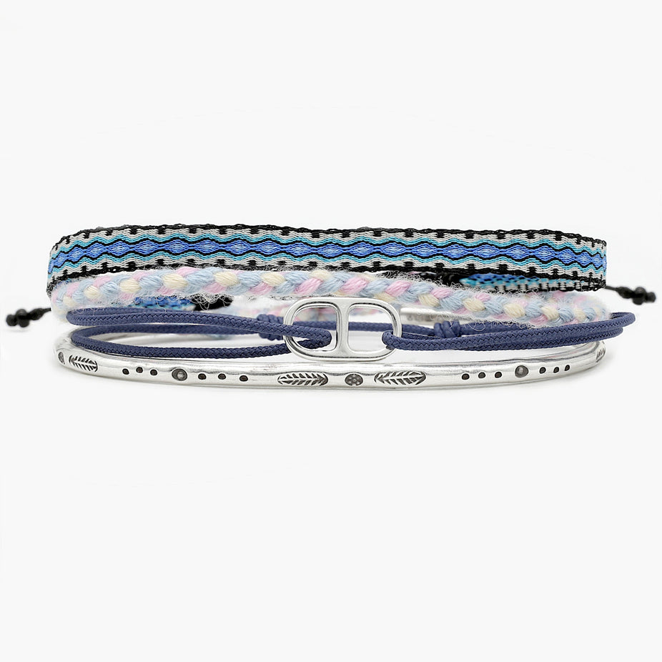 The Cannes Stack-Bracelet-Kompsós