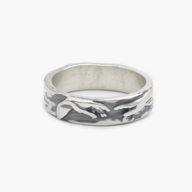 The Creation Of Adam Sterling Silver Ring-Ring-Kompsós