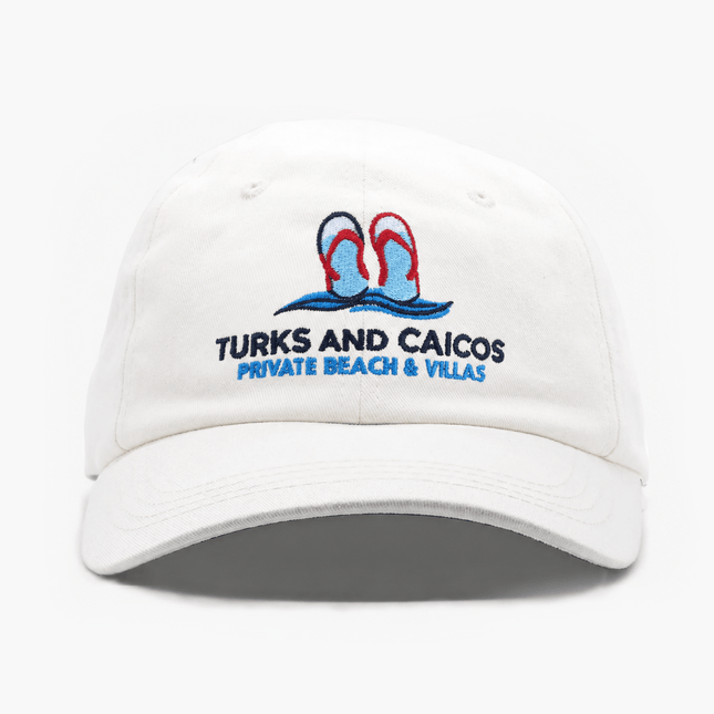 Turks And Caicos Souvenir Daddy Cap (Off-White)-Cap-Kompsós