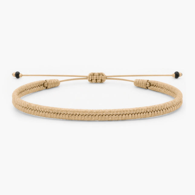 Mini Braided "Java" Bracelet (Cream) - Kompsós