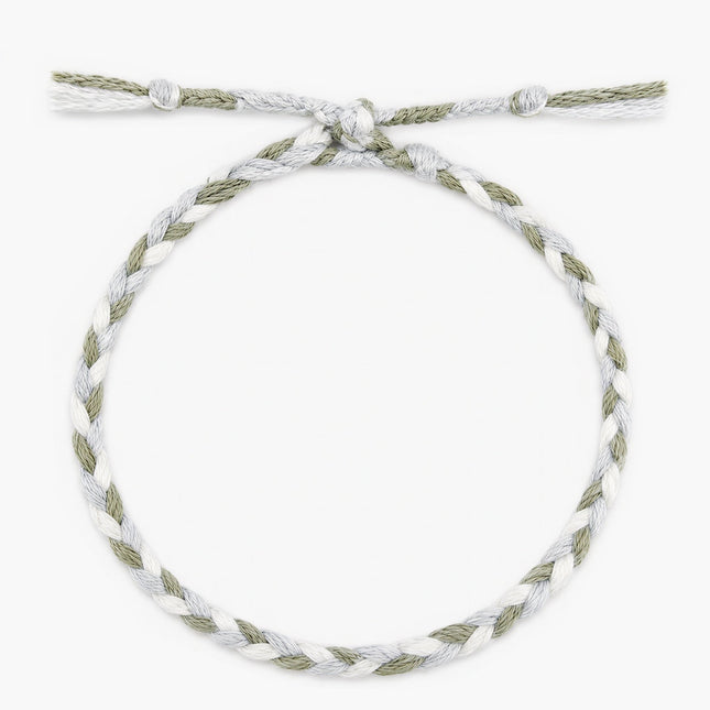 Pranayama Cotton Bracelet (Multicolours) - Kompsós