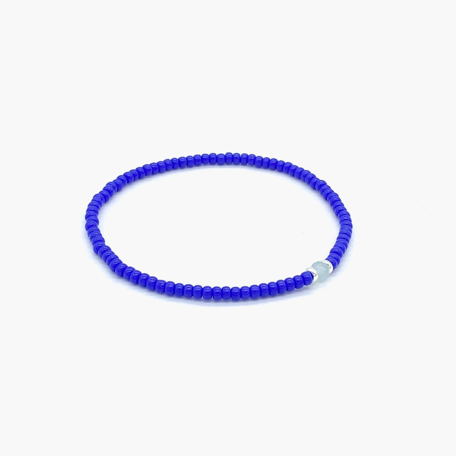2mm Beads Dandy Bracelet (Blue)-Kompsós