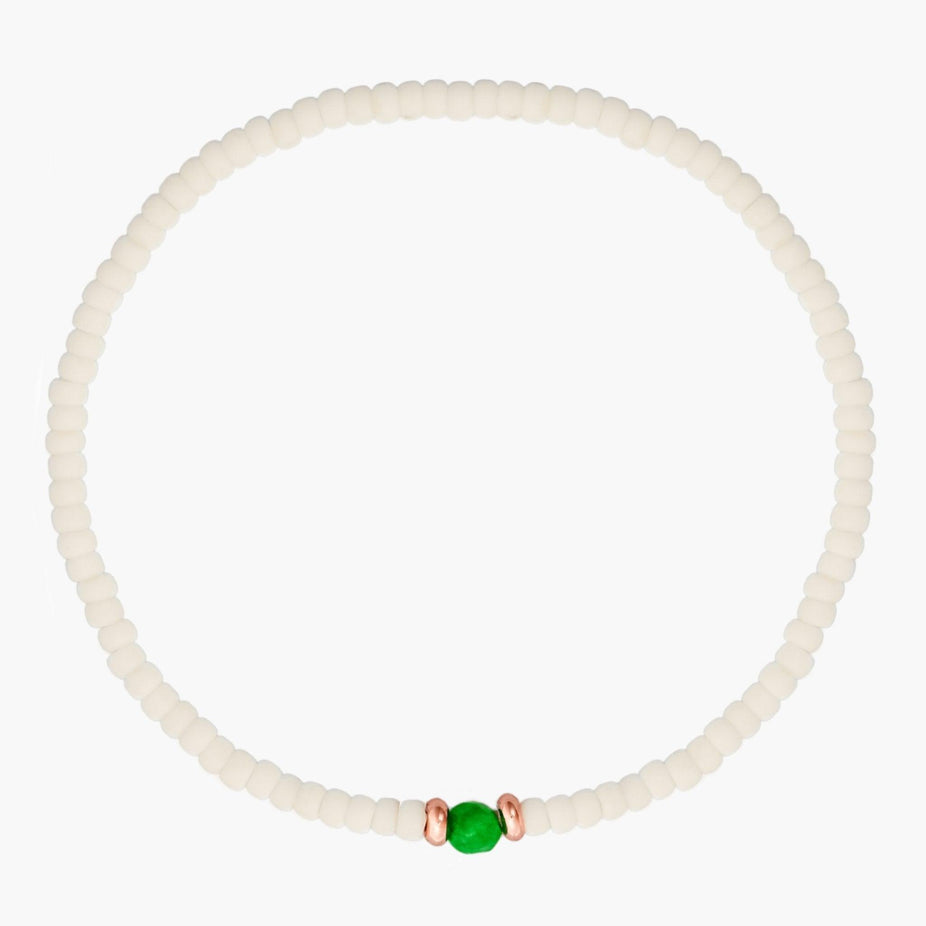 2mm Beads Dandy Bracelet (Cream)-Kompsós
