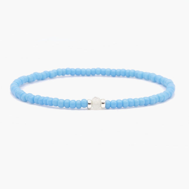 2mm Beads Dandy Bracelet (Light Blue)-Kompsós