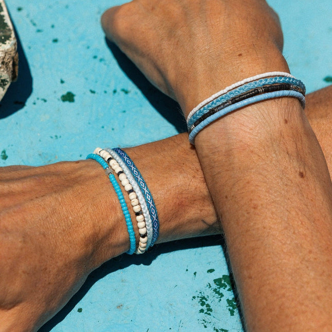 2mm Beads Dandy Bracelet (Light Blue)-Bracelet-Kompsós