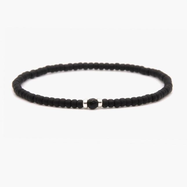 2mm Beads Dandy Bracelet (Matte Black)-Kompsós