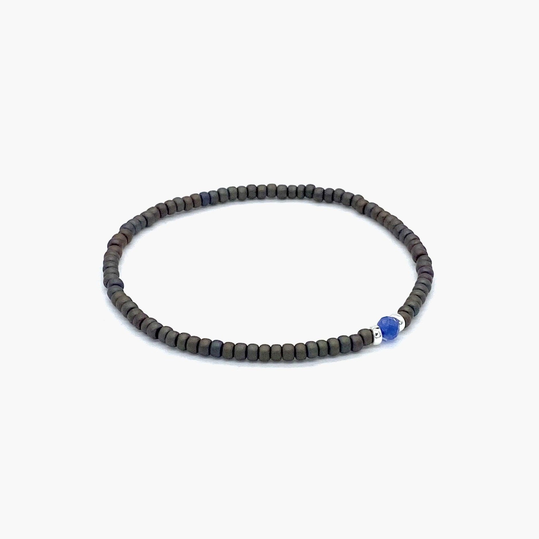 2mm Beads Dandy Bracelet (Matte Brown)-Kompsós