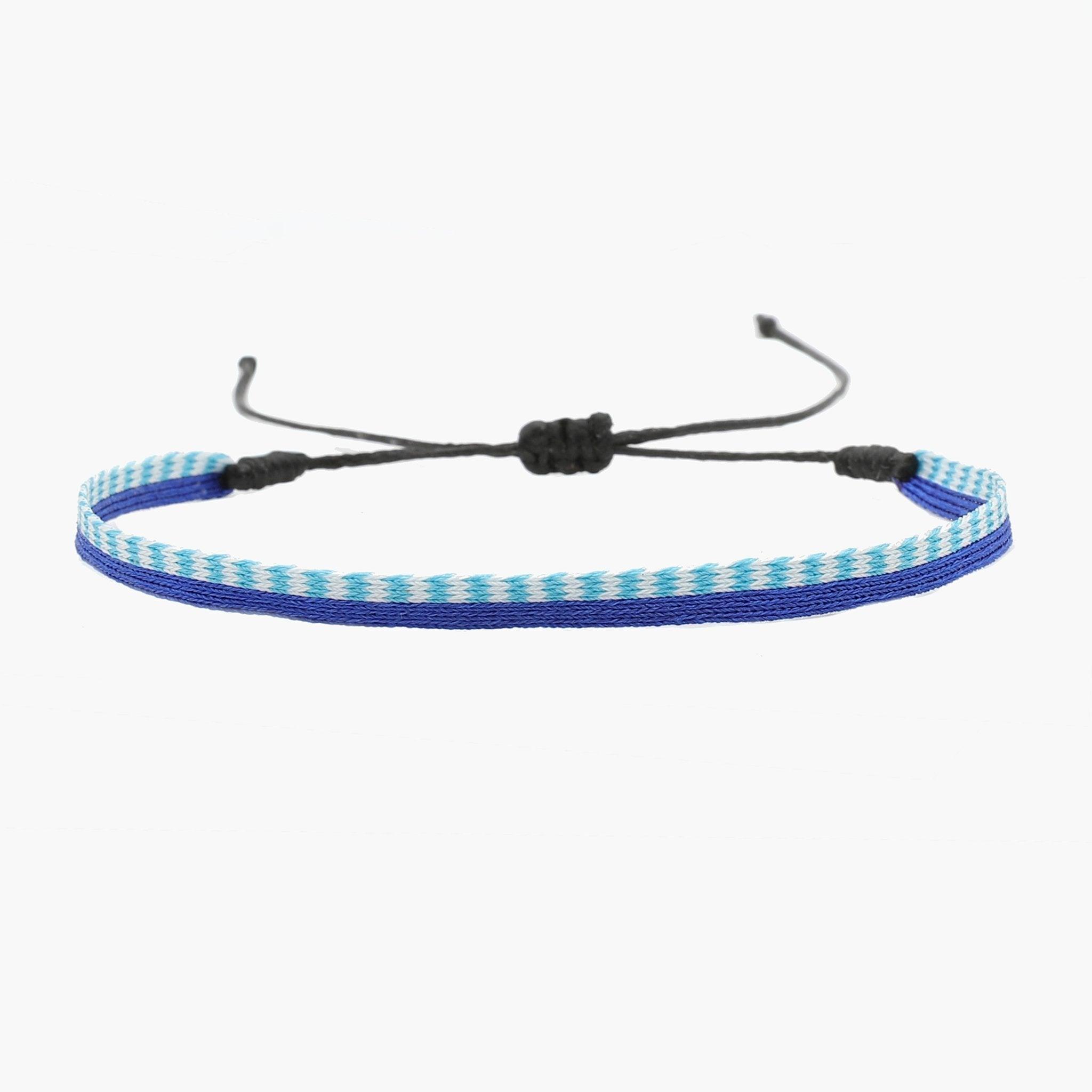 Handmade Purnama Bracelet (Blue/White) - Kompsós