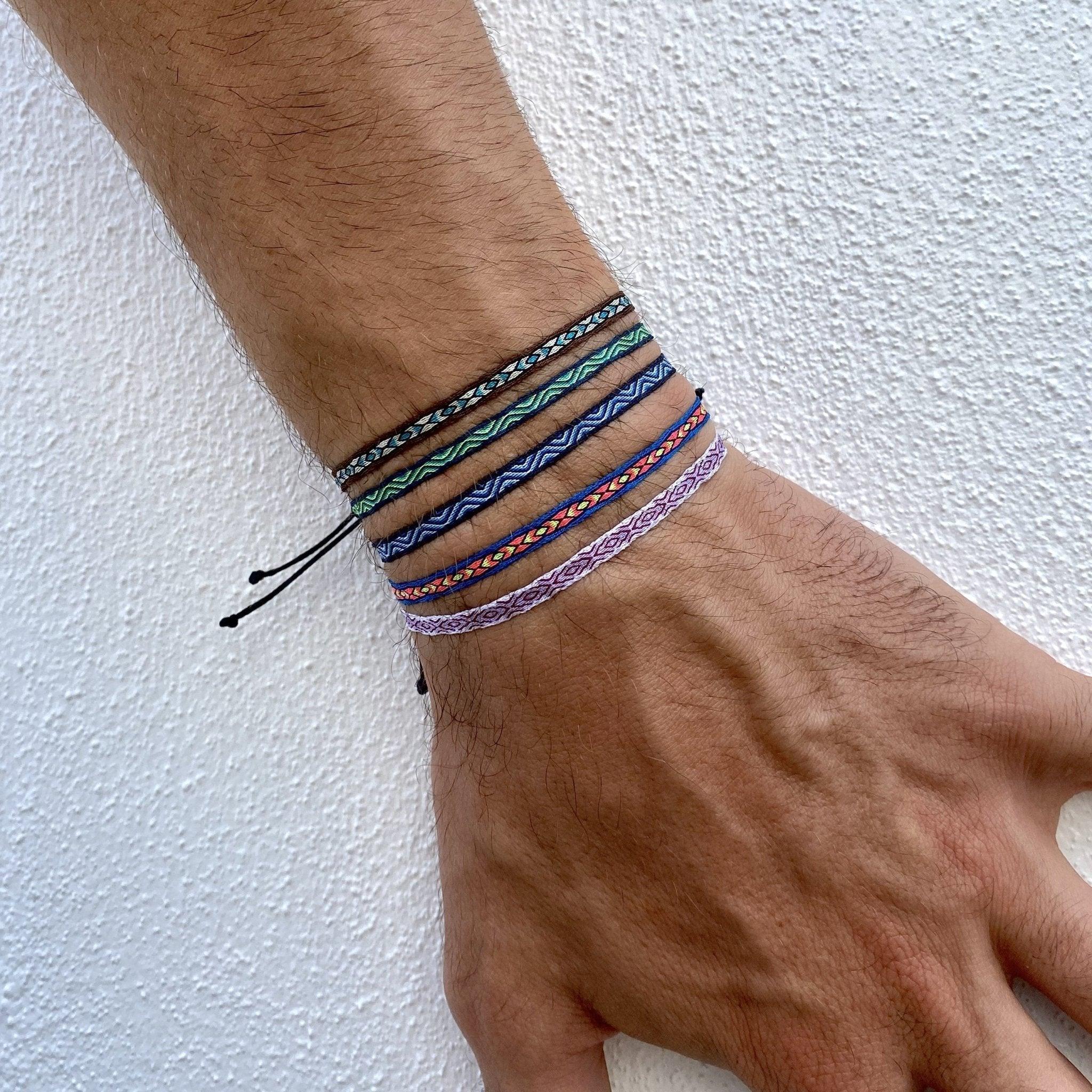 Handmade Purnama Bracelet (Navajo Patterns) - Kompsós