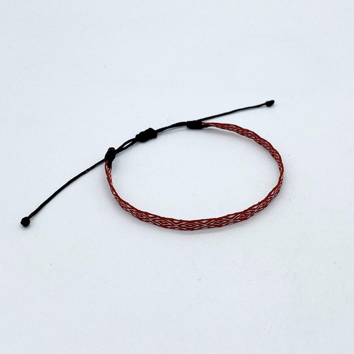 Handmade Purnama Bracelet (Red/White) - Kompsós