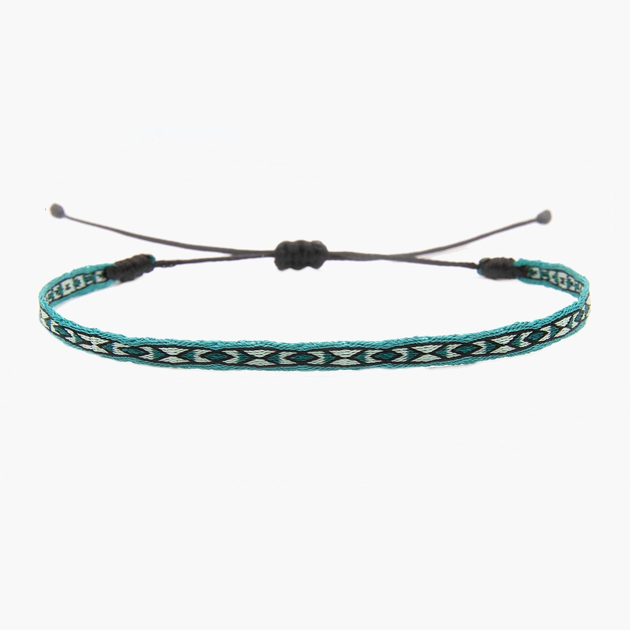 Handmade Purnama Bracelet (Turquoise/Blue) - Kompsós