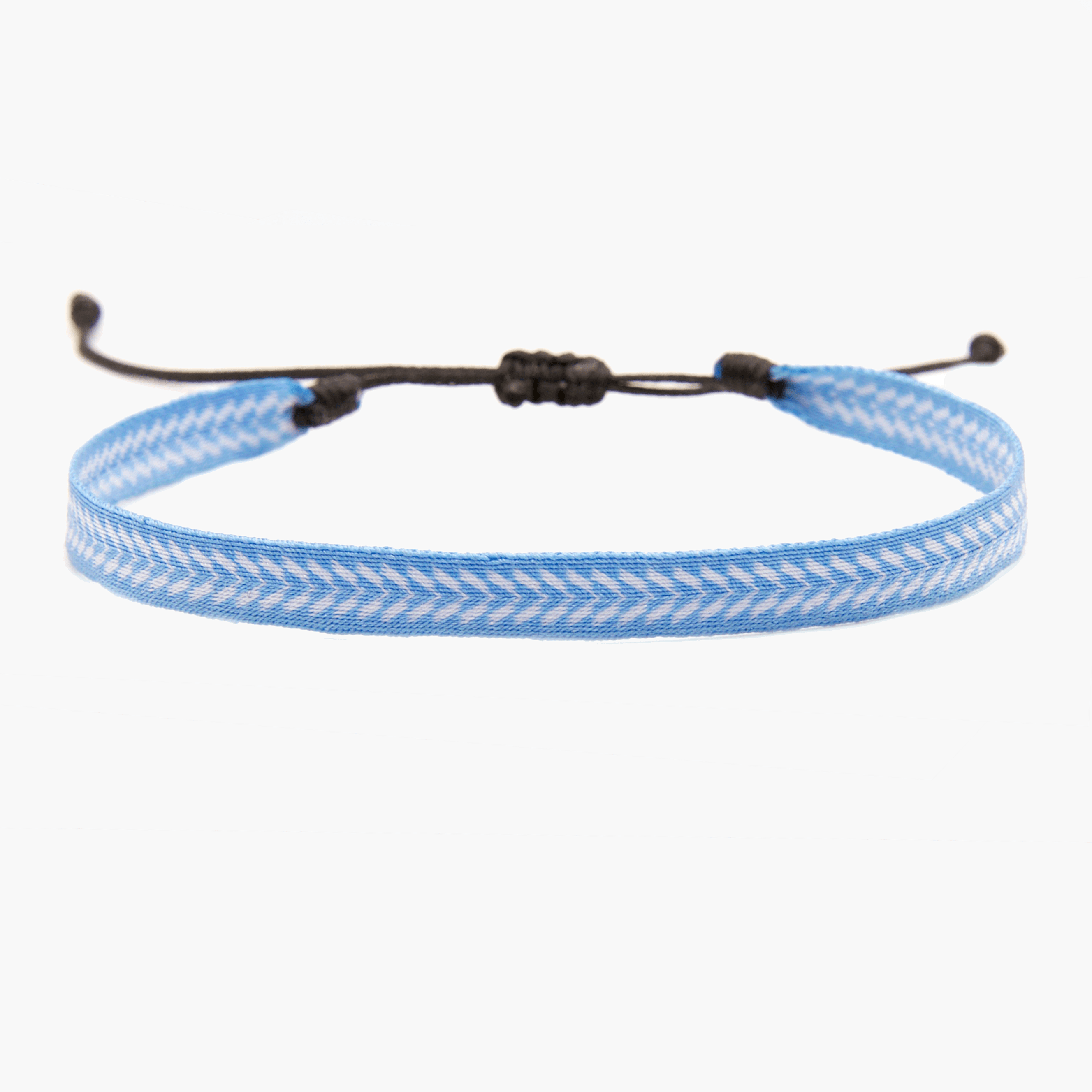 Handmade Purnama Bracelet (White/Light Blue) - Kompsós
