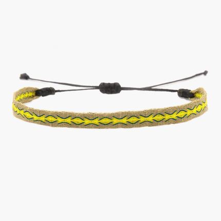 Handmade Purnama Bracelet (Yellow/Nude) - Kompsós
