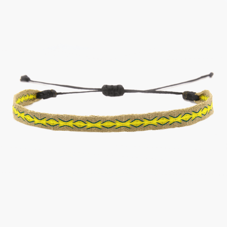 Handmade Purnama Bracelet (Yellow/Nude) - Kompsós