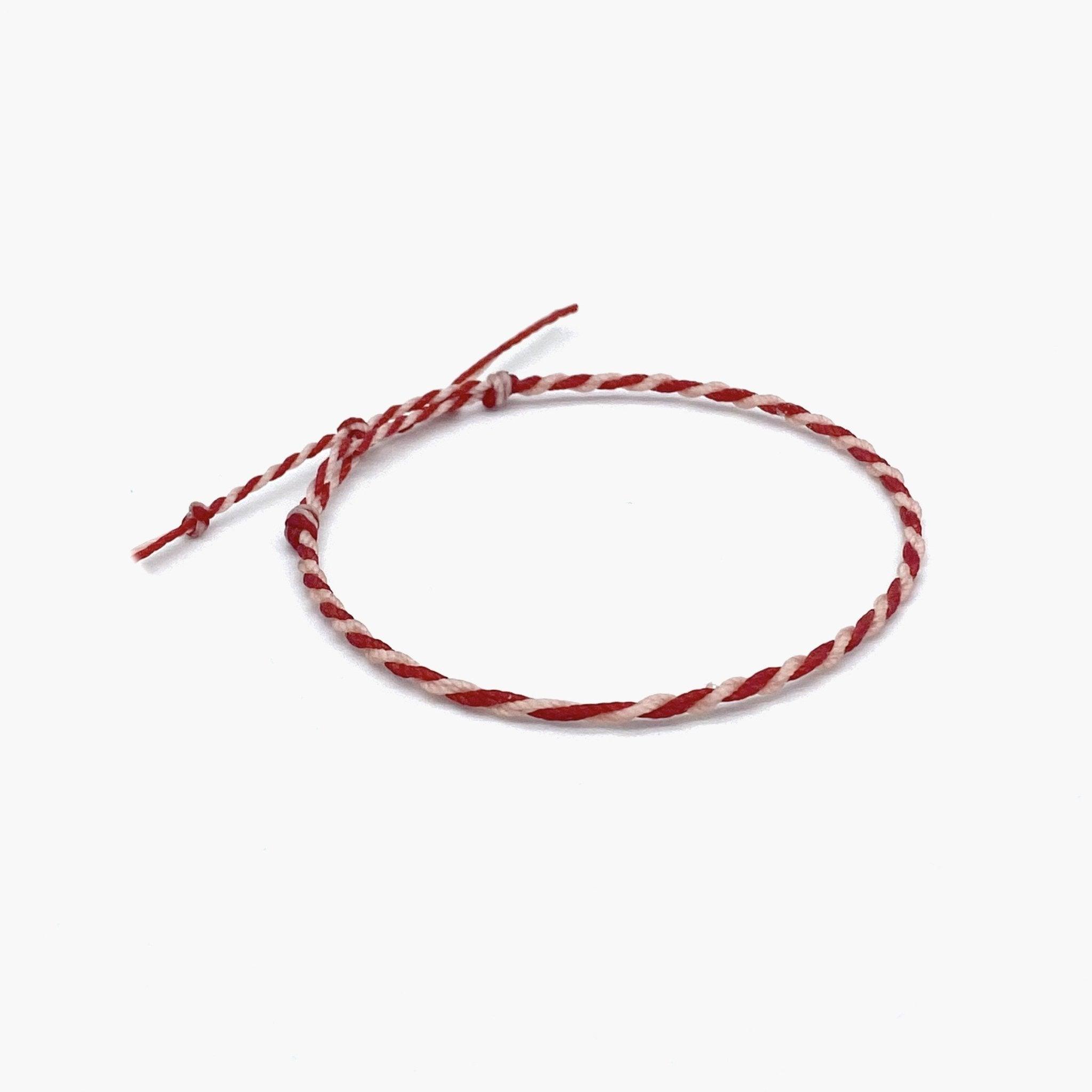 Mini Cable Bracelet (Red/Pink)-Kompsós