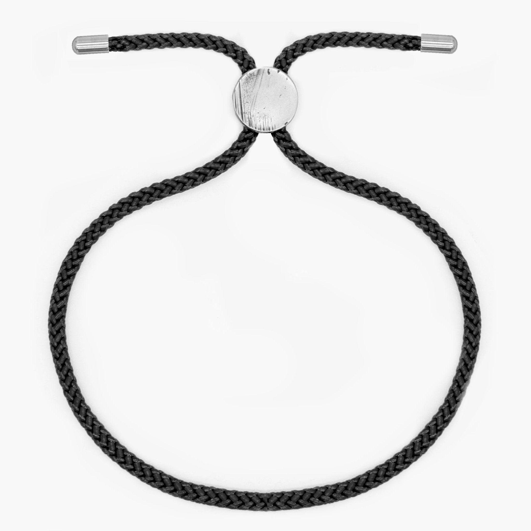 Nylon String With Adjustable Button (Black)-Kompsós