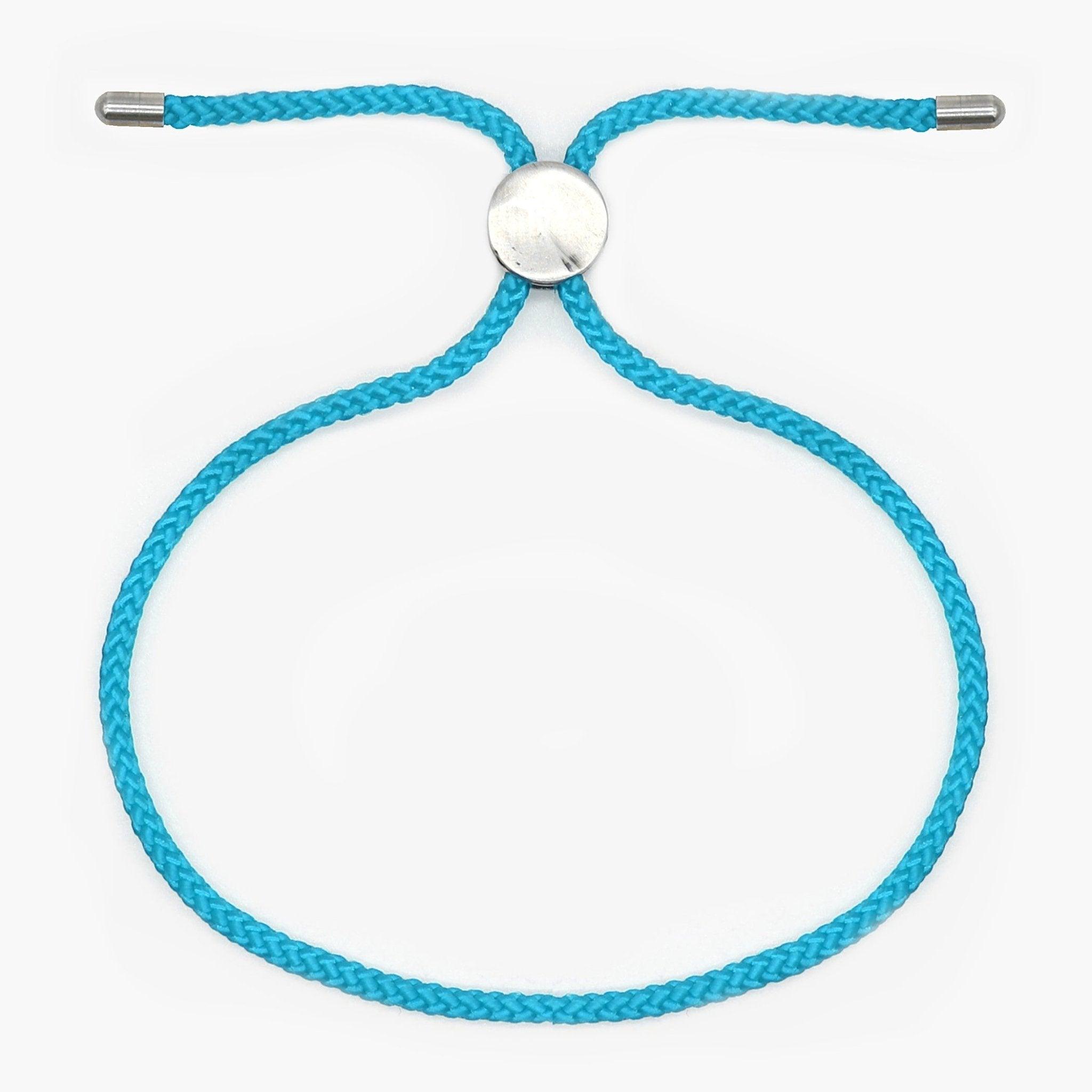 Nylon String With Adjustable Button (Light Blue)-Kompsós