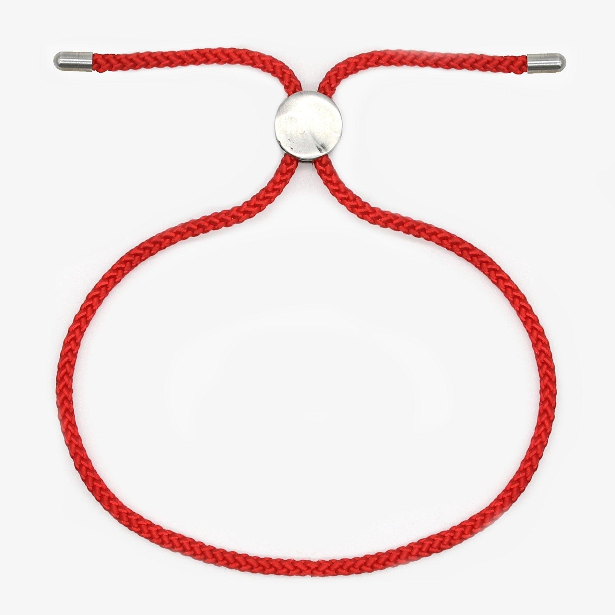 Nylon String With Adjustable Button (Red)-Kompsós