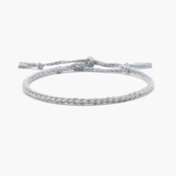 Pranayama Cotton Bracelet (Turquoise)-Bracelet-Kompsós