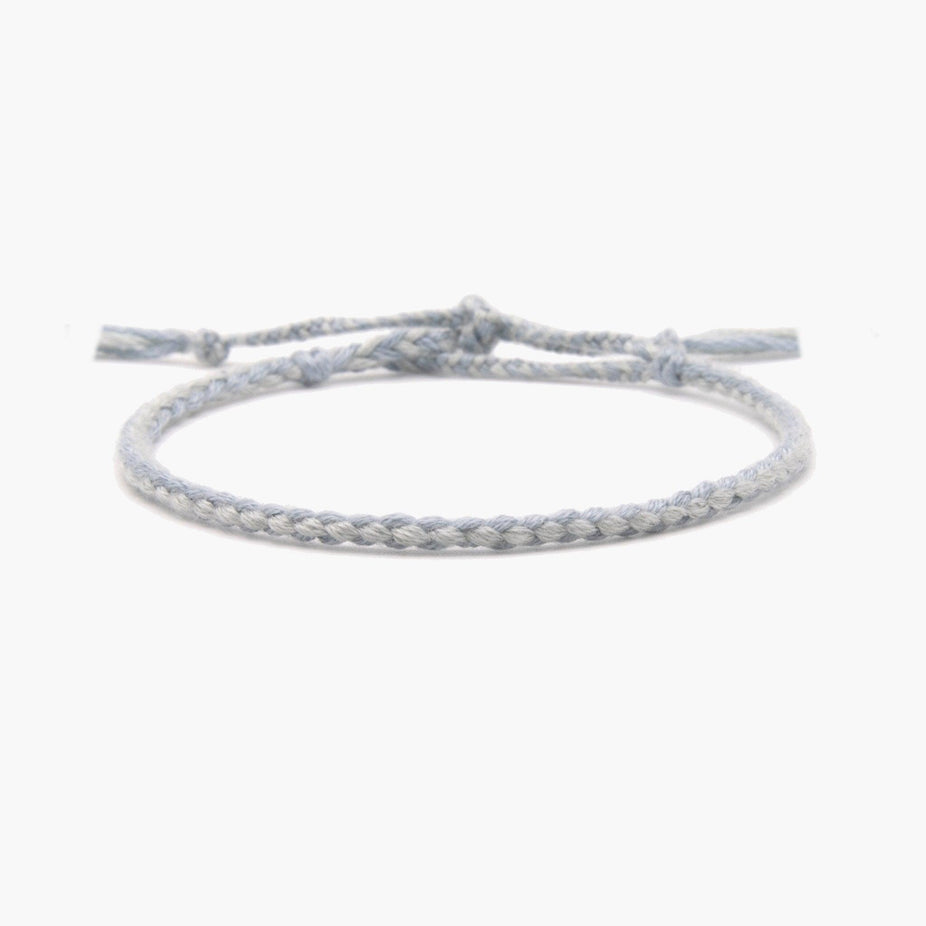 Pranayama Cotton Bracelet (Turquoise)-Kompsós