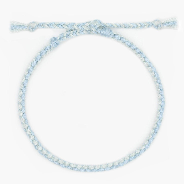 Pranayama Cotton Bracelet (Turquoise)-Bracelet-Kompsós