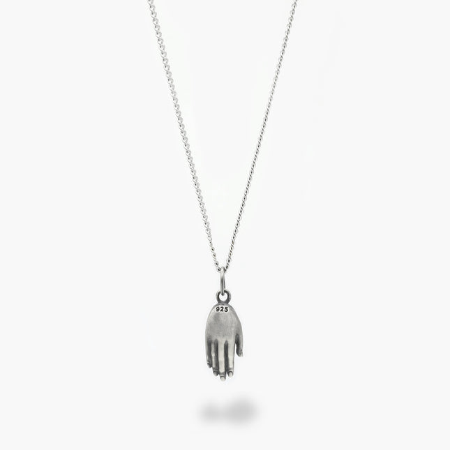 Sterling Silver "Hamsa" Necklace-Necklace-Kompsós