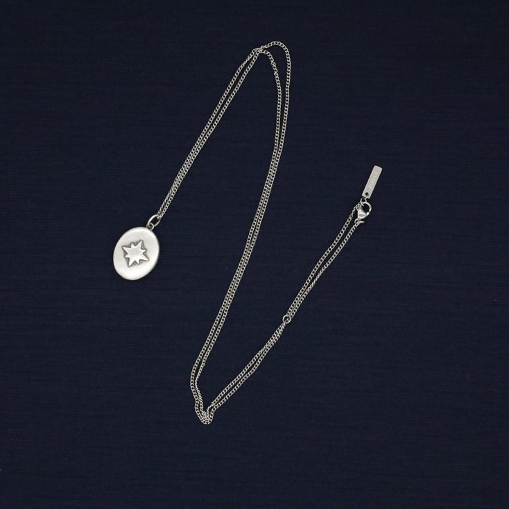 Sterling Silver Photo Locket Necklace-Necklace-Kompsós